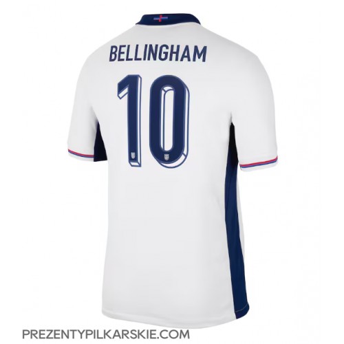Stroje piłkarskie Anglia Jude Bellingham #10 Koszulka Podstawowej ME 2024 Krótki Rękaw